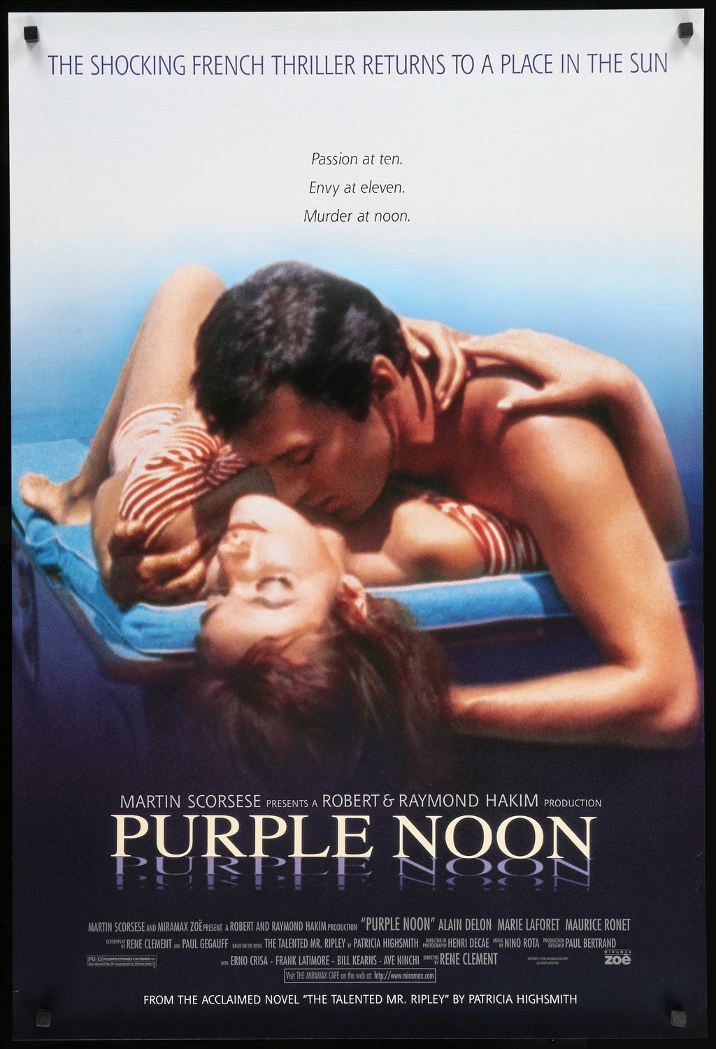 Purple Noon (1960) original movie poster for sale at Original Film Art
