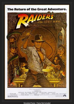 Raiders of the Lost Ark (1981) original movie poster for sale at Original Film Art
