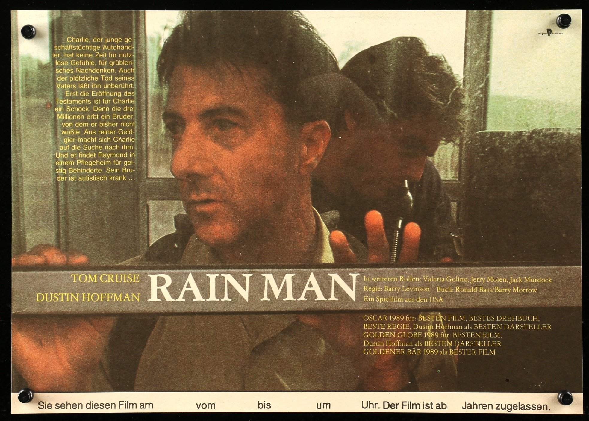E o Oscar foi para: Rain Man