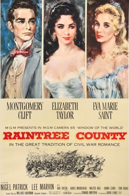 Raintree County (1957) original movie poster for sale at Original Film Art