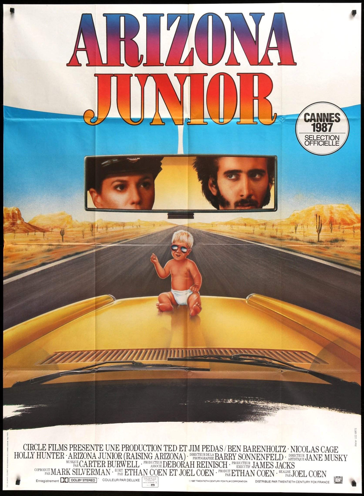Raising Arizona (1987) original movie poster for sale at Original Film Art - Vintage Movie Posters
