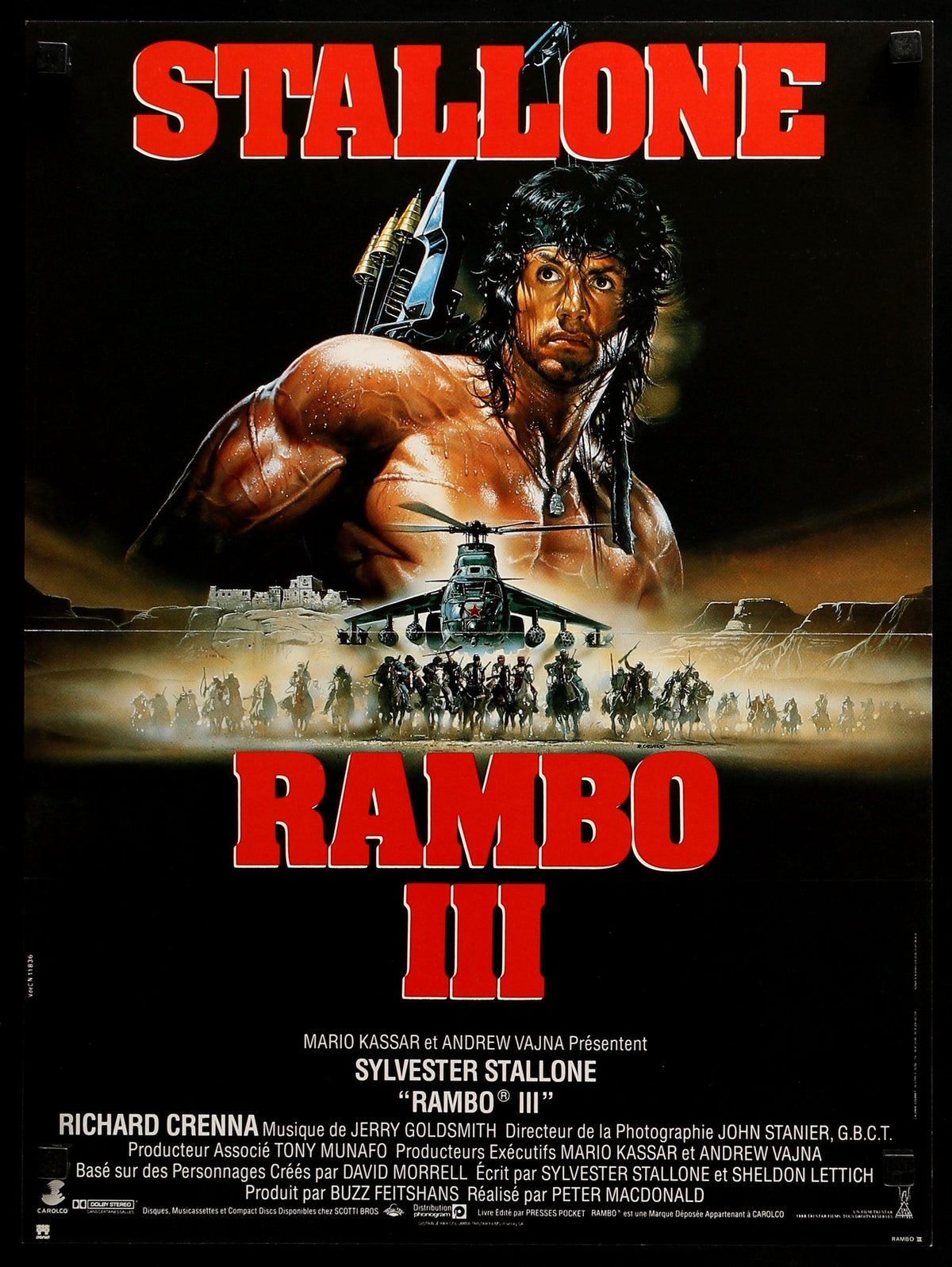 Rambo III (1988) original movie poster for sale at Original Film Art - Vintage Movie Posters