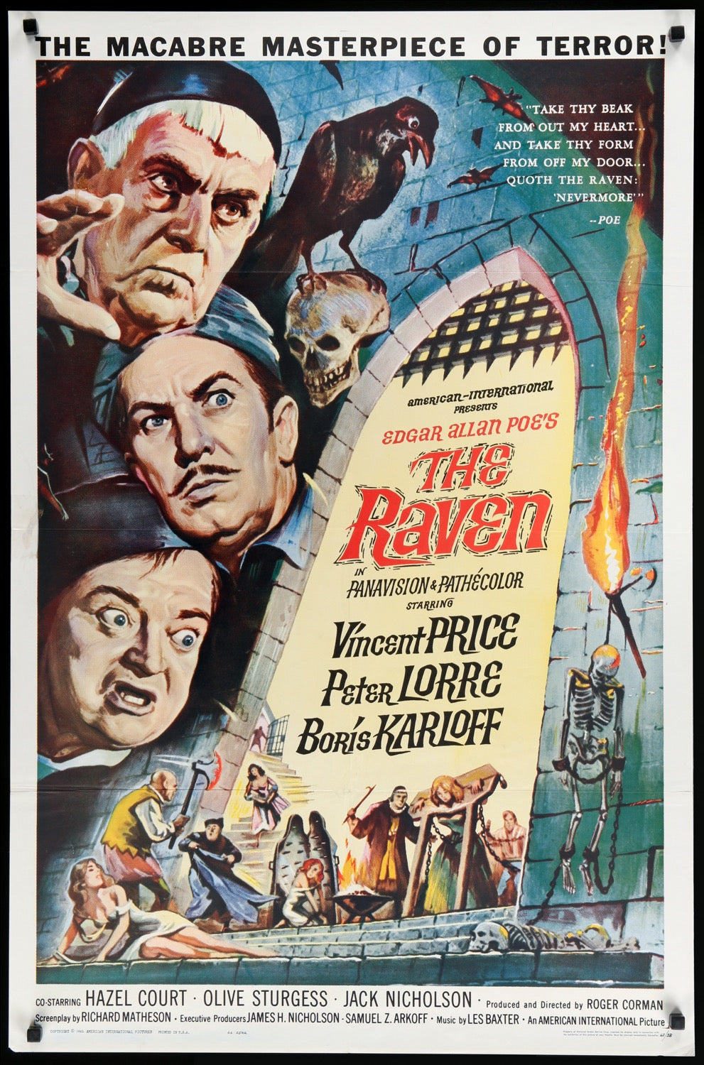 Raven (1963) original movie poster for sale at Original Film Art - Vintage Movie Posters