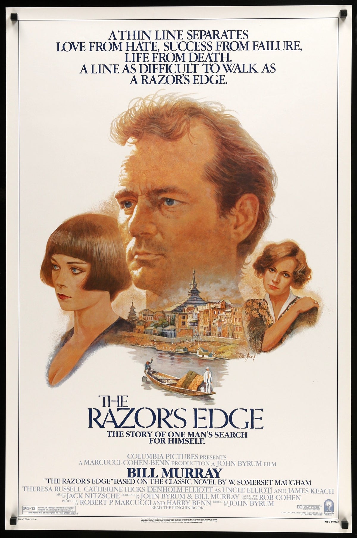 Razor&#39;s Edge (1984) original movie poster for sale at Original Film Art