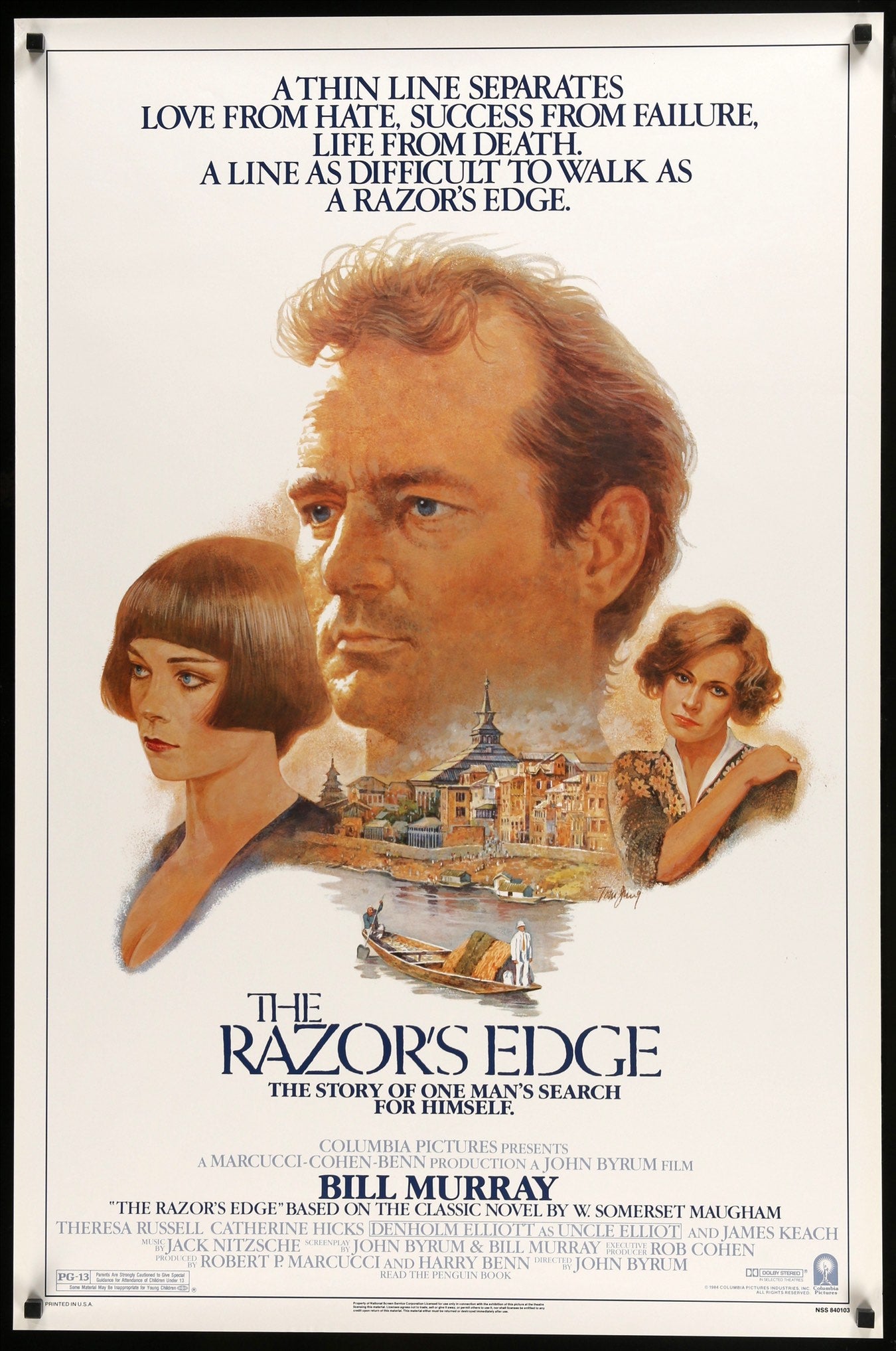 Razor's Edge (1984) original movie poster for sale at Original Film Art