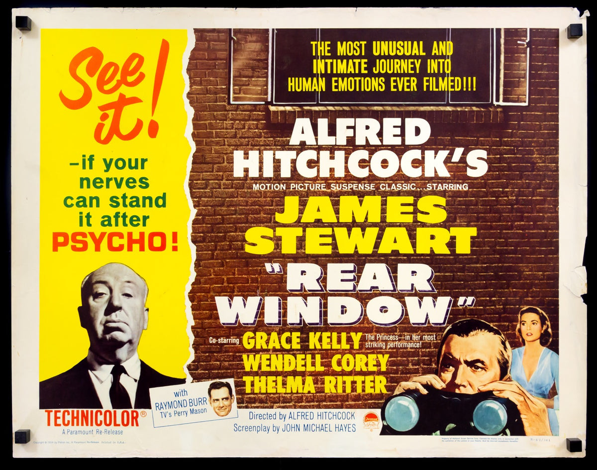 Rear Window (1954) original movie poster for sale at Original Film Art - Vintage Movie Posters