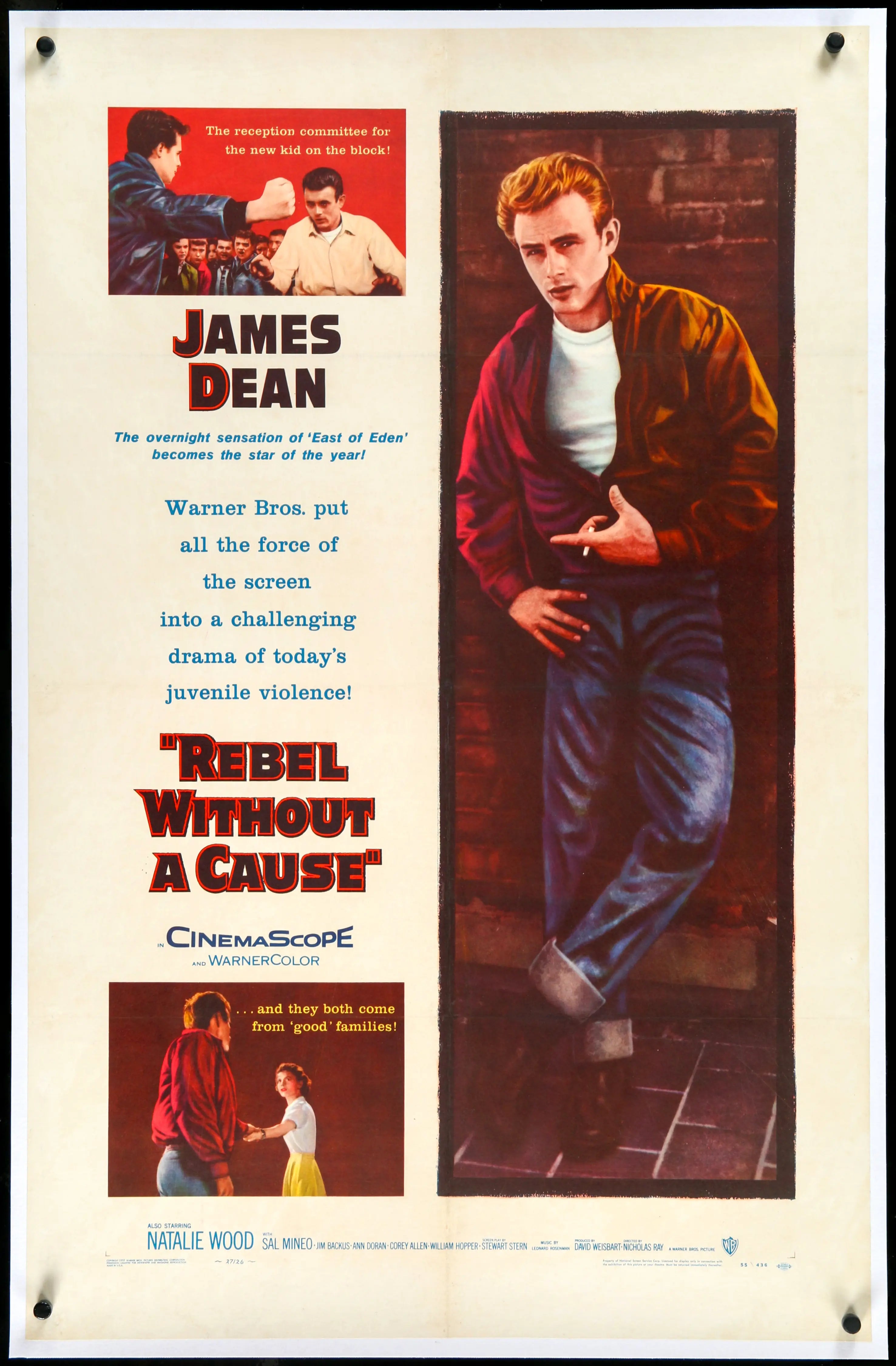 rebel without a cause poster