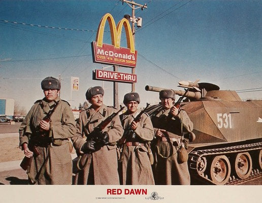 Red Dawn (1984) original movie poster for sale at Original Film Art - Vintage Movie Posters