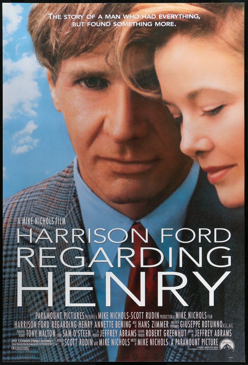 Regarding Henry (1991) original movie poster for sale at Original Film Art