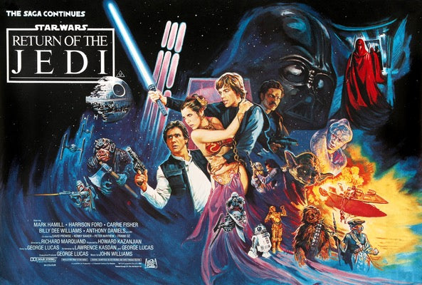 Return of the Jedi (1983) original movie poster for sale at Original Film Art - Vintage Movie Posters