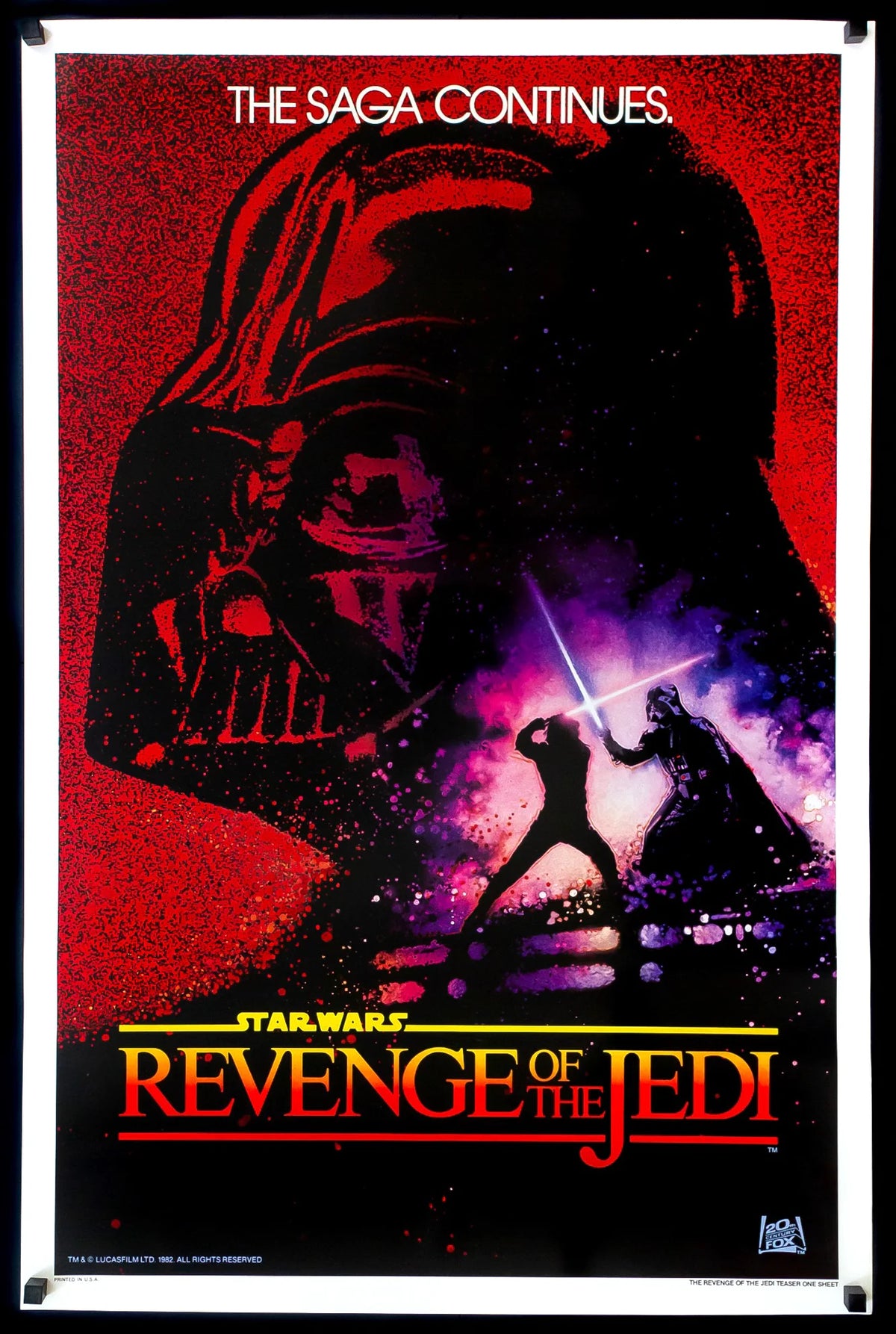 Return of the Jedi (1983) original movie poster for sale at Original Film Art