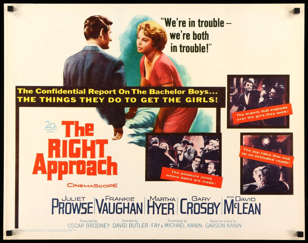 Right Approach (1961) original movie poster for sale at Original Film Art