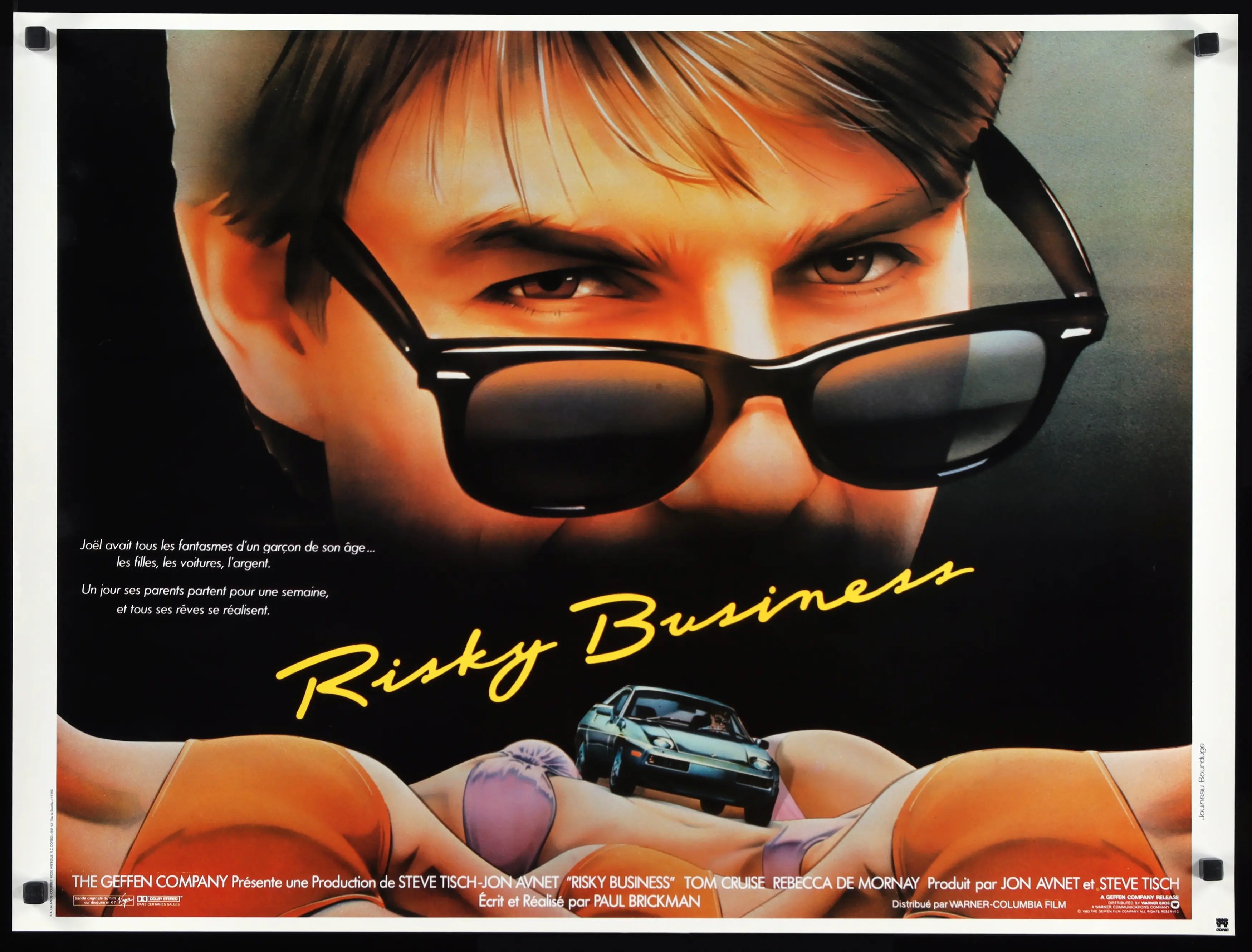 Risky Business (1983) Original French Moyenne Movie Poster