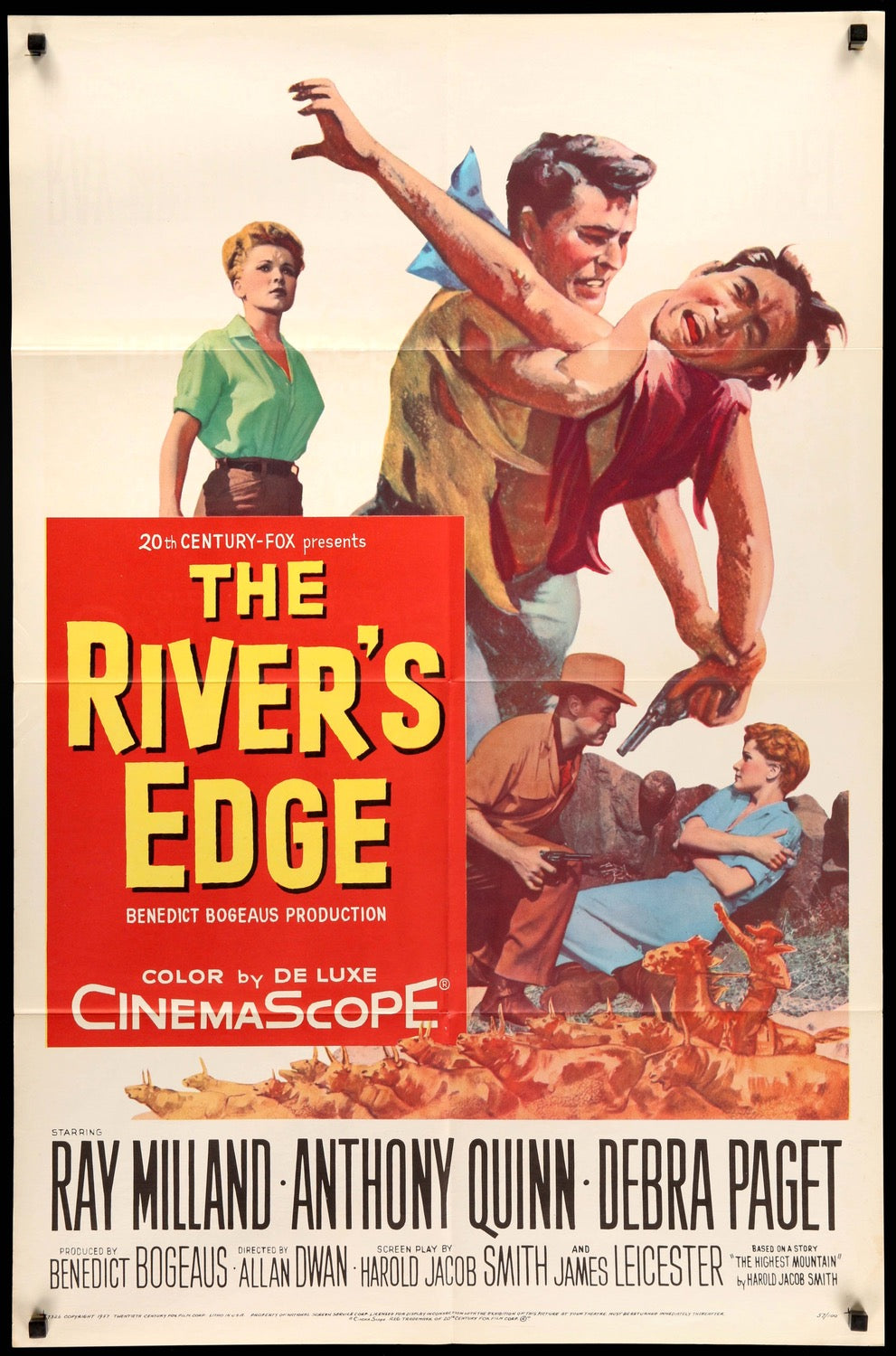 River&#39;s Edge (1957) original movie poster for sale at Original Film Art