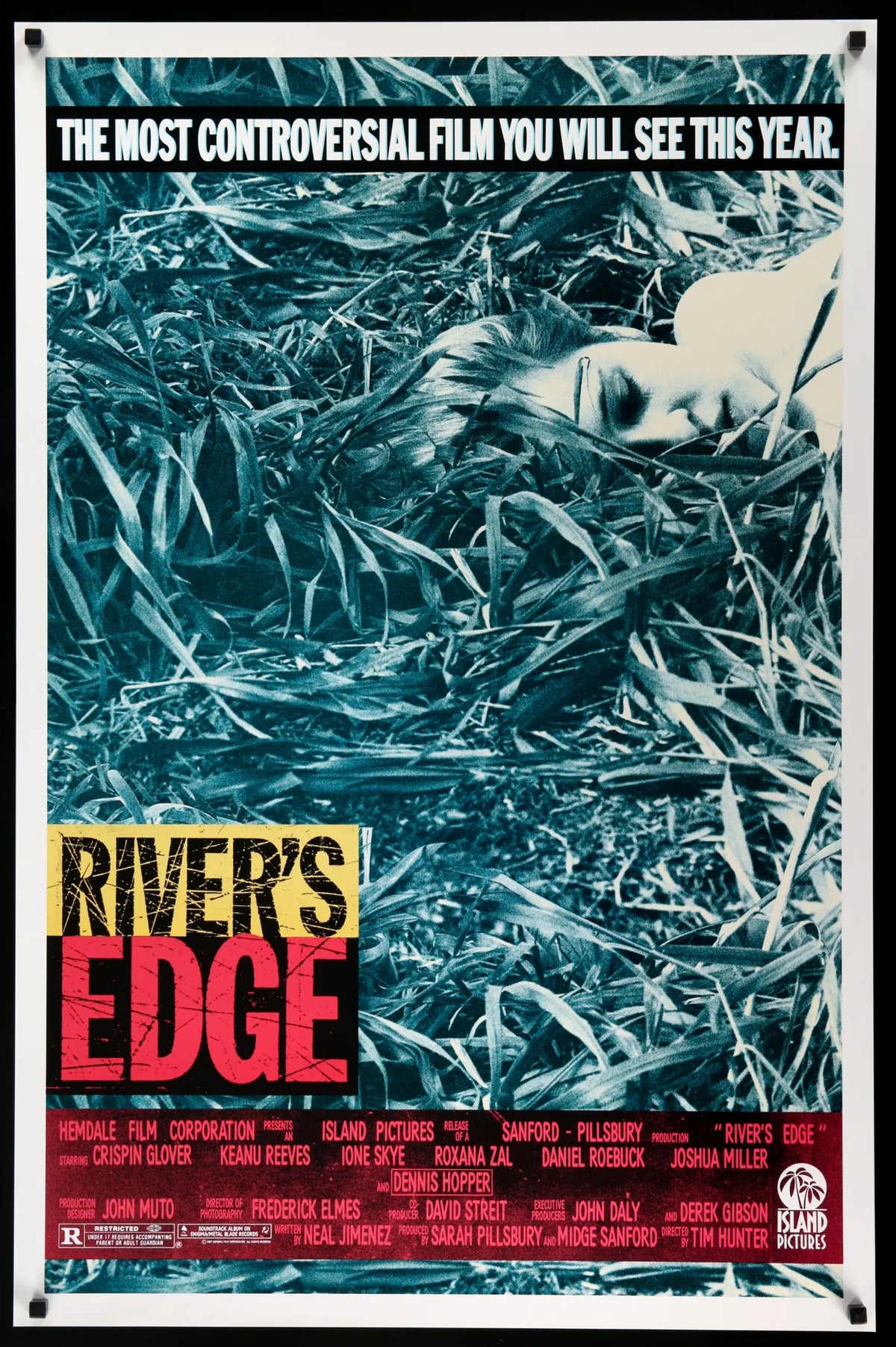 River&#39;s Edge (1986) original movie poster for sale at Original Film Art - Vintage Movie Posters