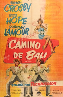 Road to Bali (1952) original movie poster for sale at Original Film Art - Vintage Movie Posters