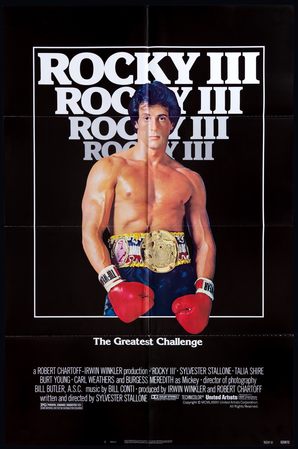 Rocky III (1982) original movie poster for sale at Original Film Art