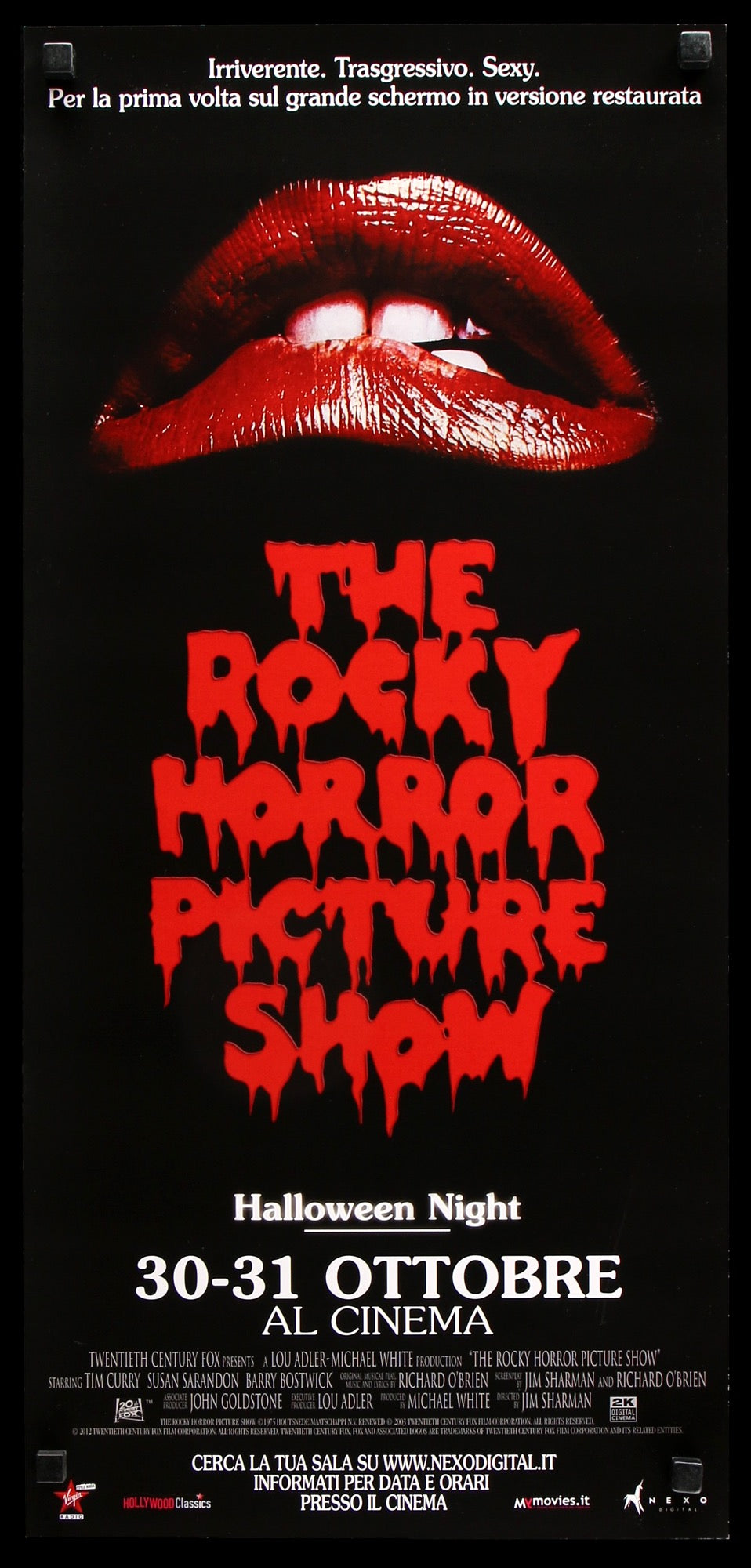 The Rocky Horror Picture Show (1975) R2012 Italian Movie Poster