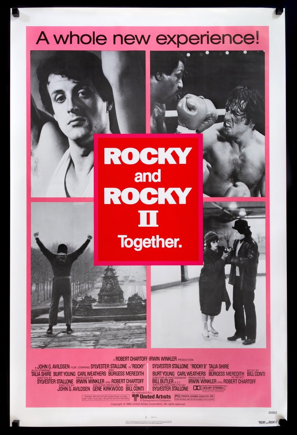 Rocky (1976) / Rocky II (1979) original movie poster for sale at Original Film Art