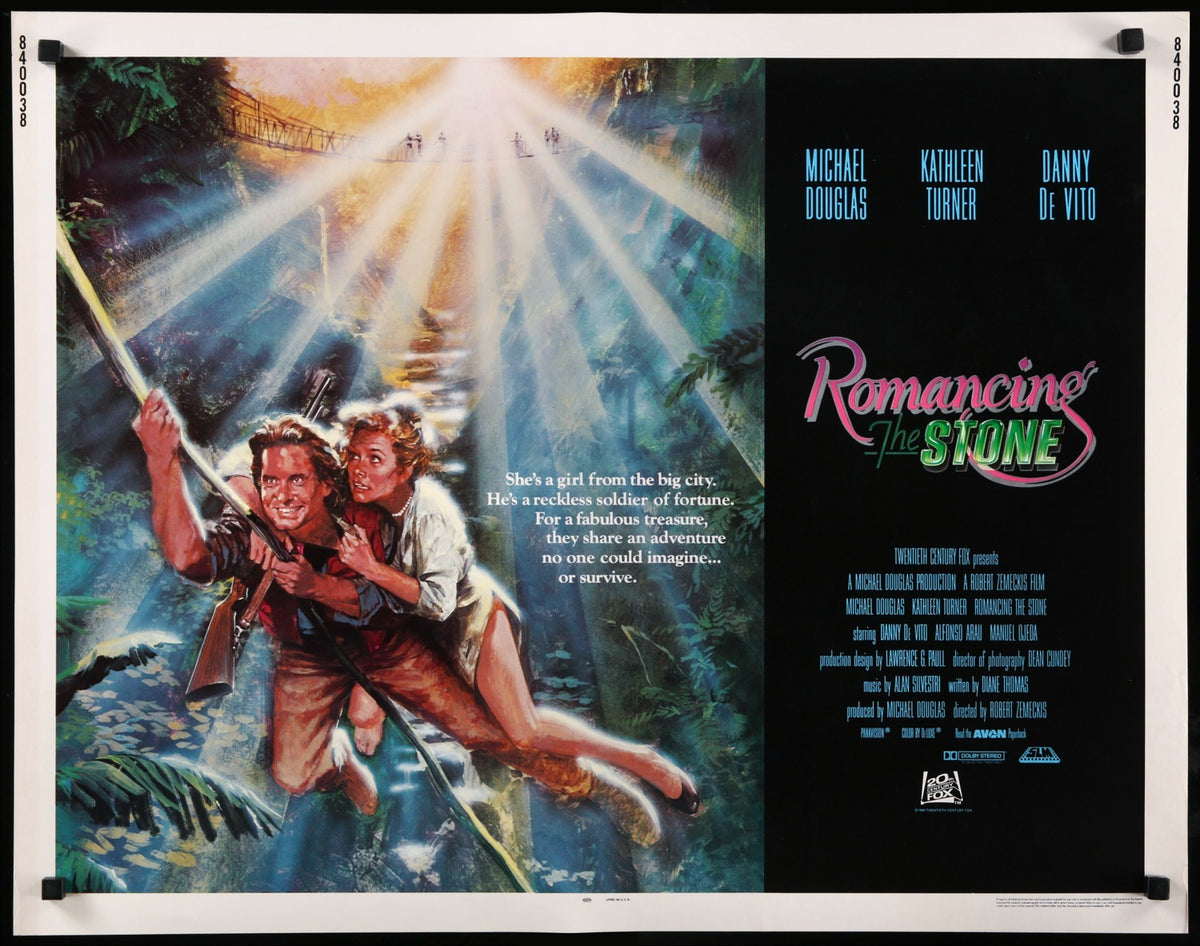 Romancing the Stone (1984) original movie poster for sale at Original Film Art