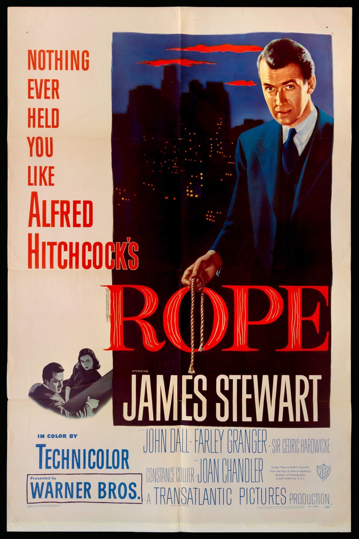 Rope (1948) original movie poster for sale at Original Film Art