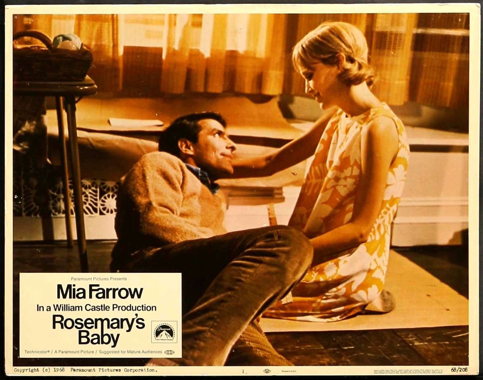 Rosemary s Baby 1968 Original Lobby Card 1 Poster Original