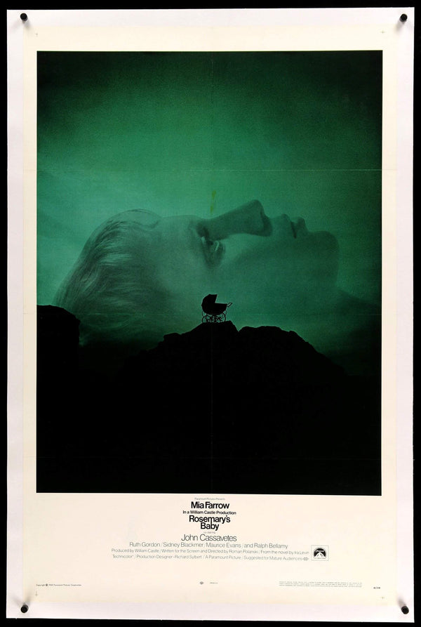 Rosemary's Baby (1968) OneSheet Movie Poster Original Film Art