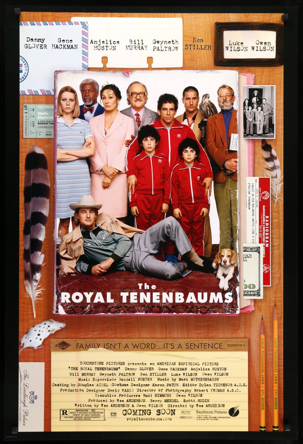 Royal Tenenbaums (2001) original movie poster for sale at Original Film Art
