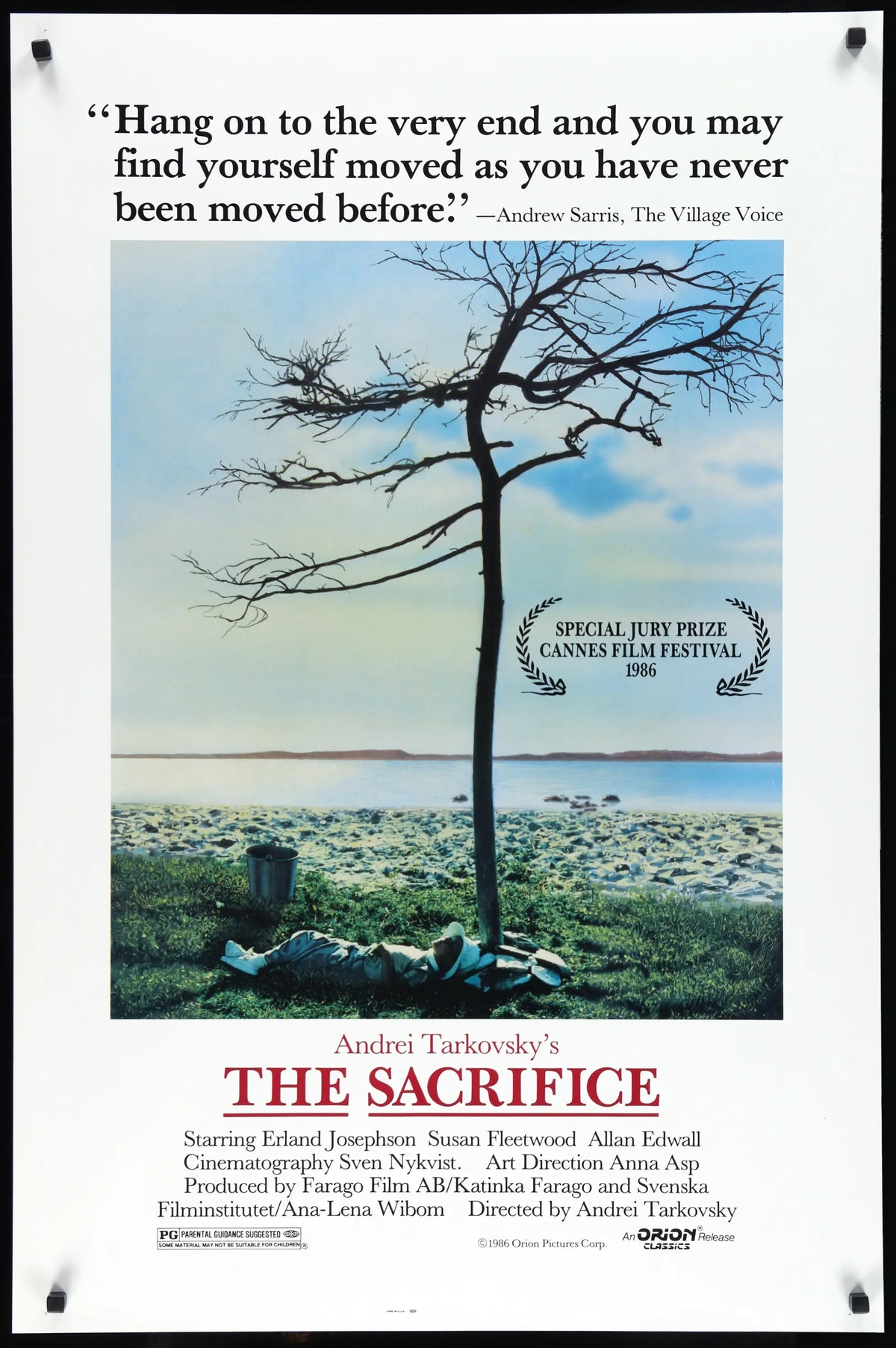 Sacrifice (1986) original movie poster for sale at Original Film Art