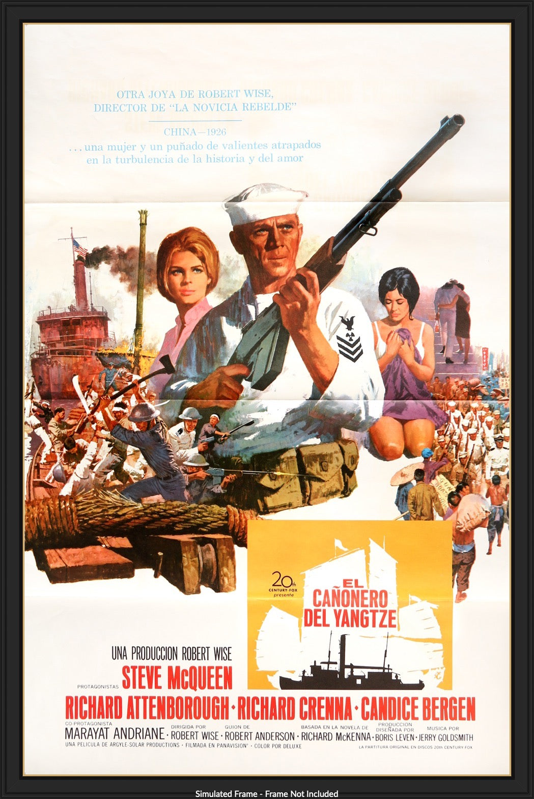 Sand Pebbles (1967) original movie poster for sale at Original Film Art - Vintage Movie Posters