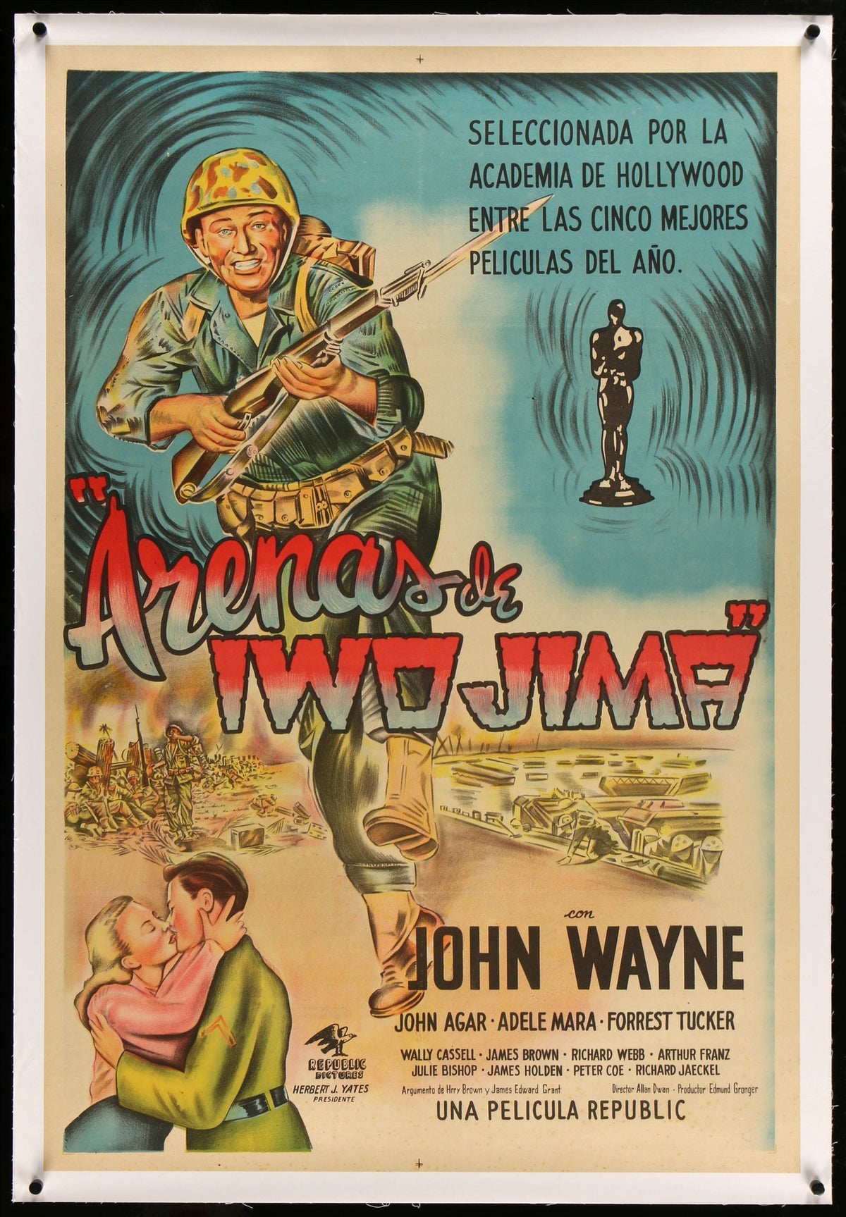 Sands of Iwo Jima (1950) original movie poster for sale at Original Film Art
