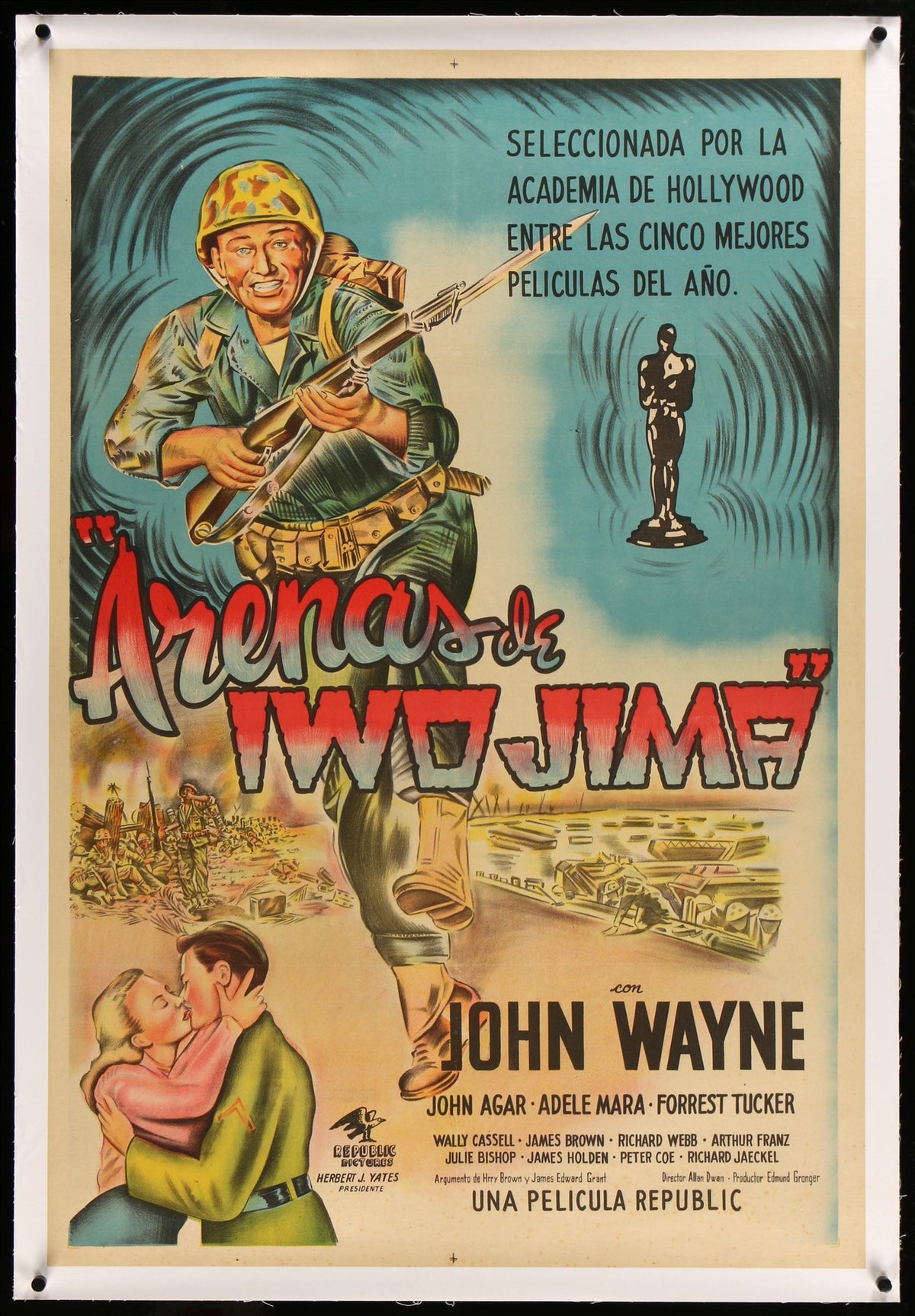 Sands of Iwo Jima (1950) original movie poster for sale at Original Film Art