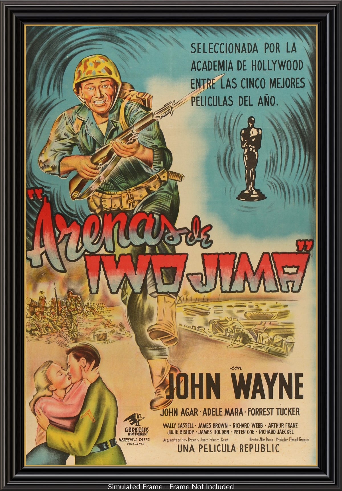 Sands of Iwo Jima (1950) original movie poster for sale at Original Film Art - Vintage Movie Posters