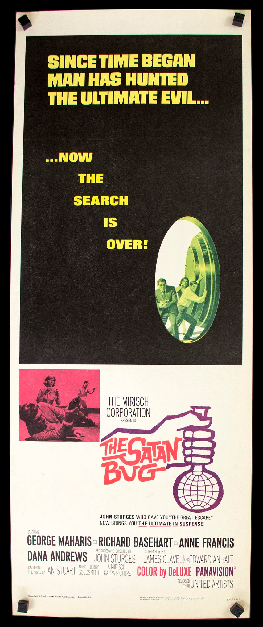 Satan Bug (1965) original movie poster for sale at Original Film Art - Vintage Movie Posters