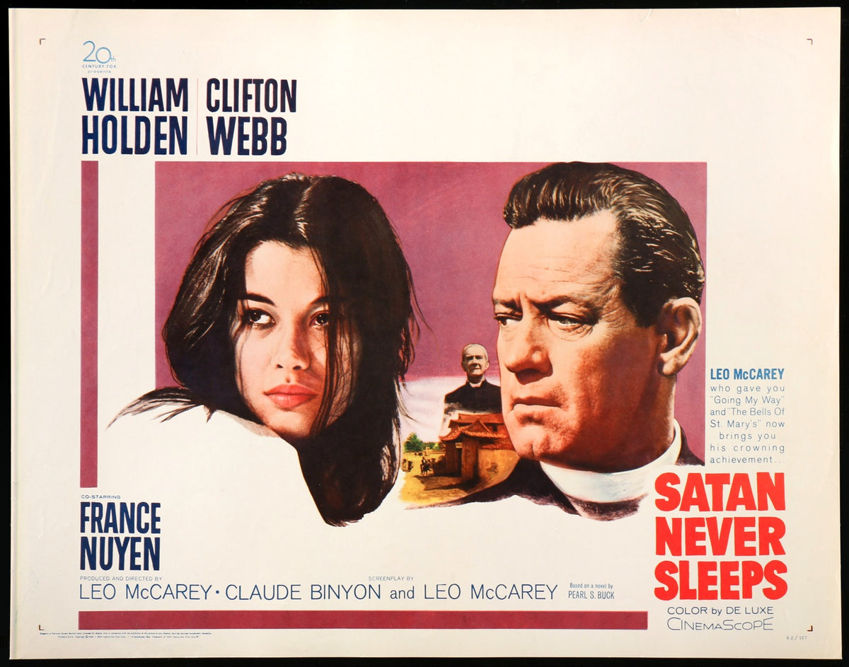 Satan Never Sleeps (1962) original movie poster for sale at Original Film Art