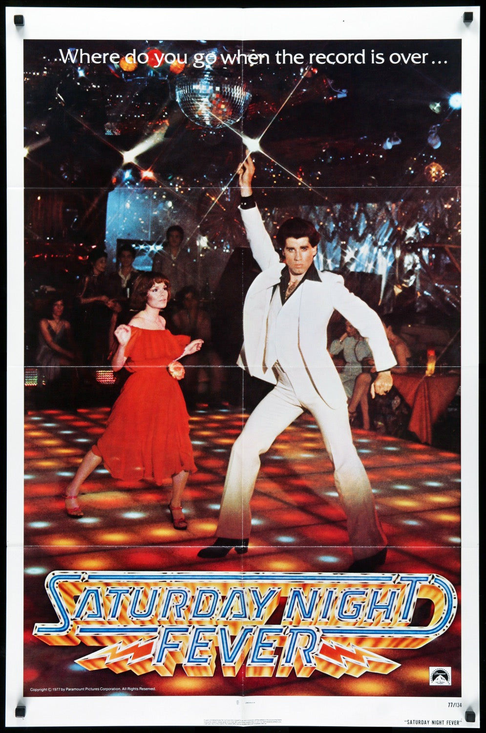 Saturday Night Fever (1977) original movie poster for sale at Original Film Art - Vintage Movie Posters
