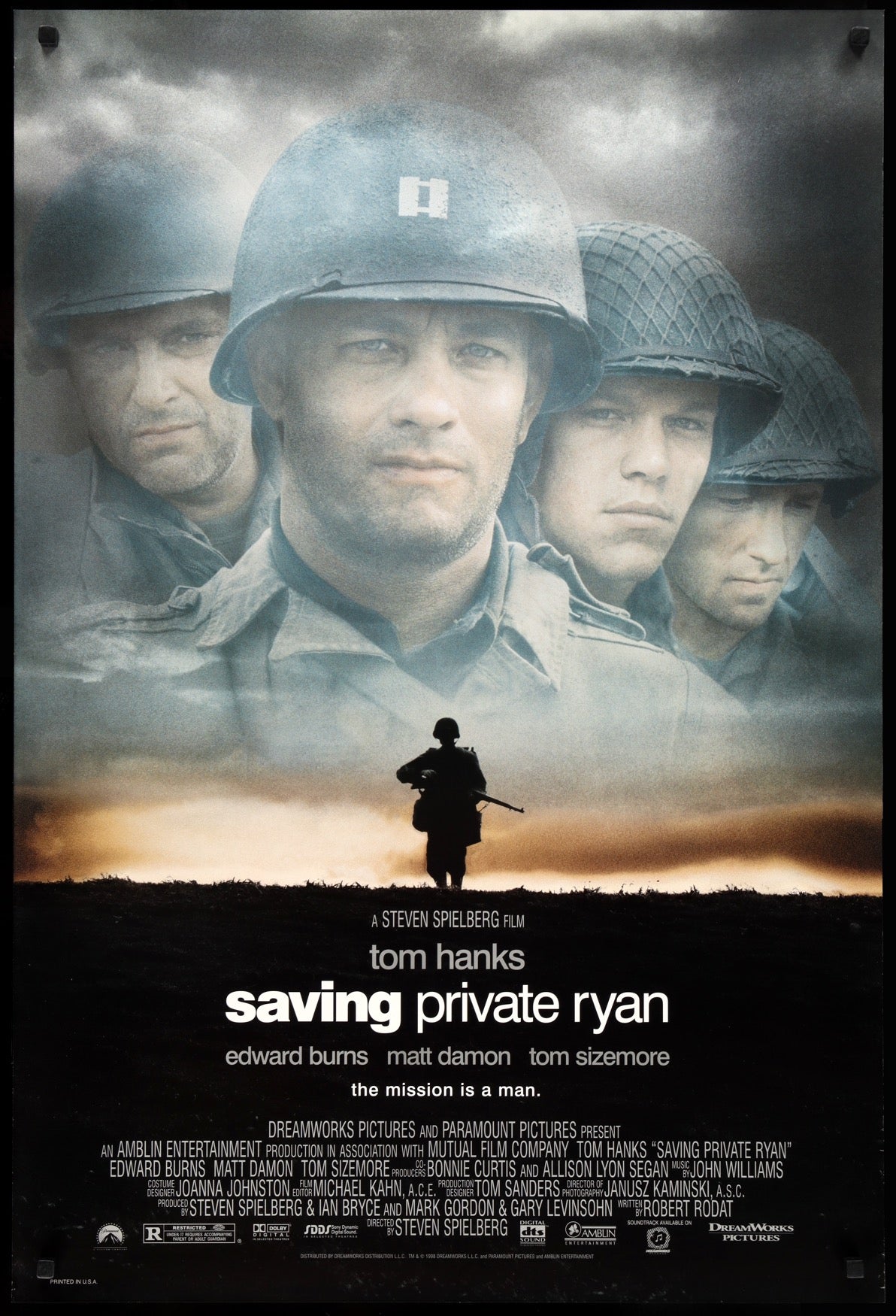 Saving Private Ryan (1998) original movie poster for sale at Original Film Art