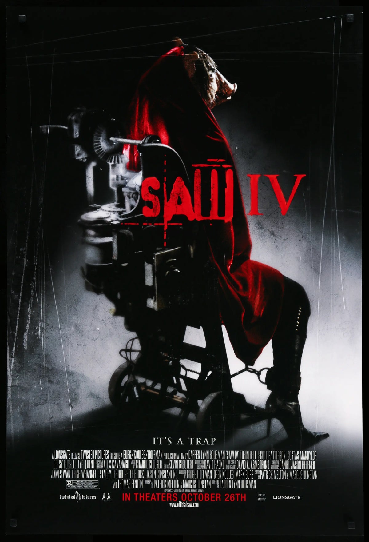 Saw IV (2007) original movie poster for sale at Original Film Art