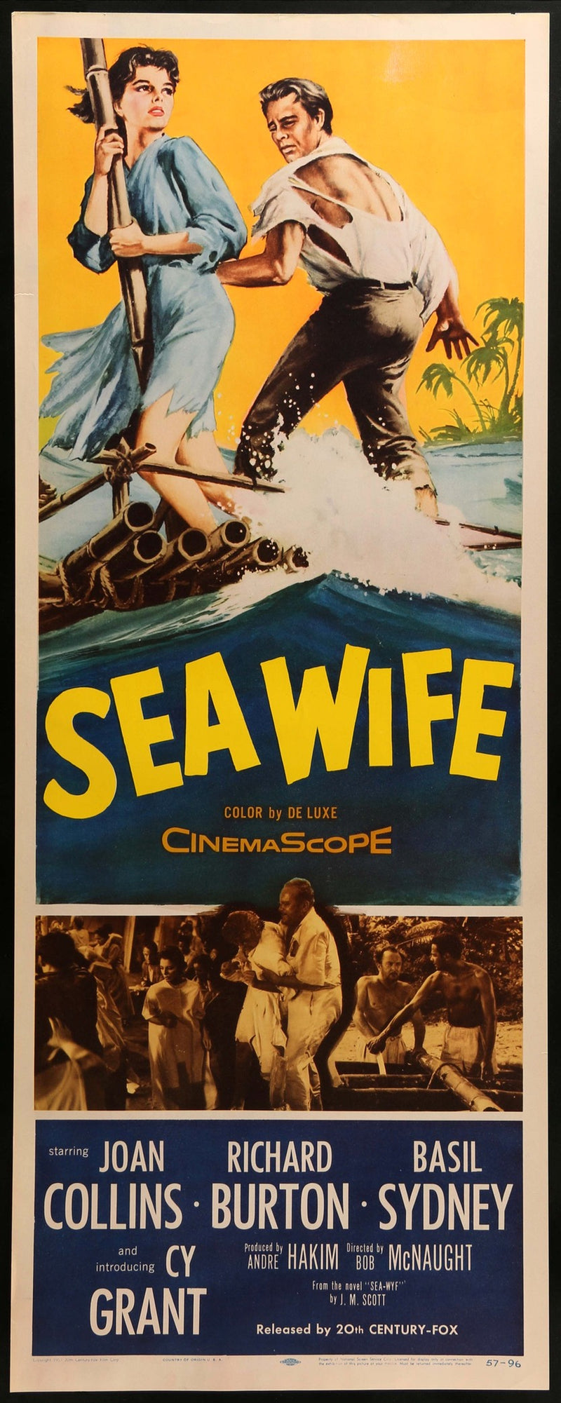Sea Wife (1957) Original Insert Movie Poster - Original Film Art ...