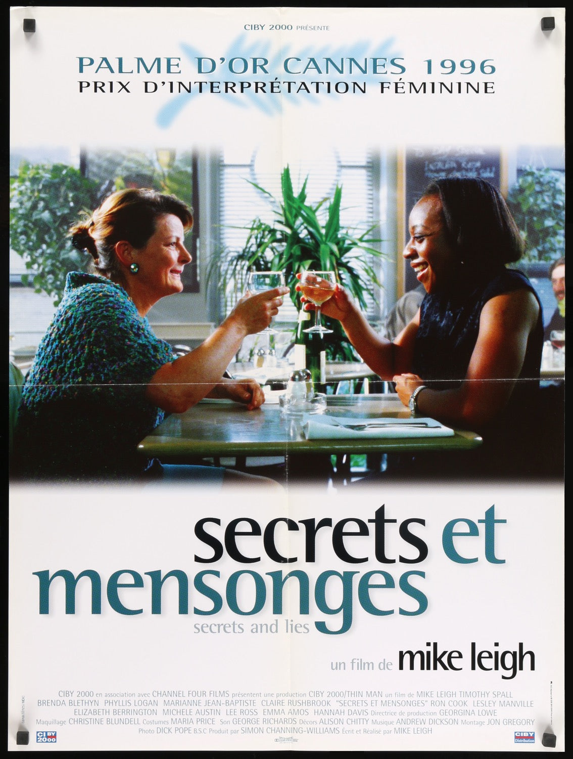 Secrets and Lies (1996) original movie poster for sale at Original Film Art - Vintage Movie Posters
