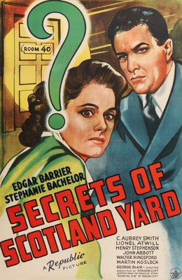 Secrets of Scotland Yard (1944) original movie poster for sale at Original Film Art