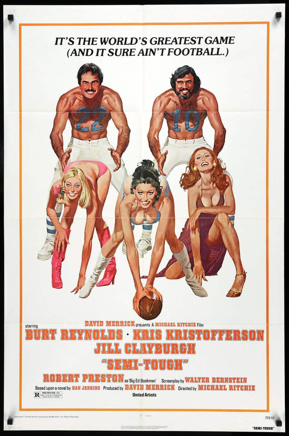 Semi-Tough (1977) original movie poster for sale at Original Film Art