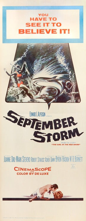September Storm (1960) original movie poster for sale at Original Film Art