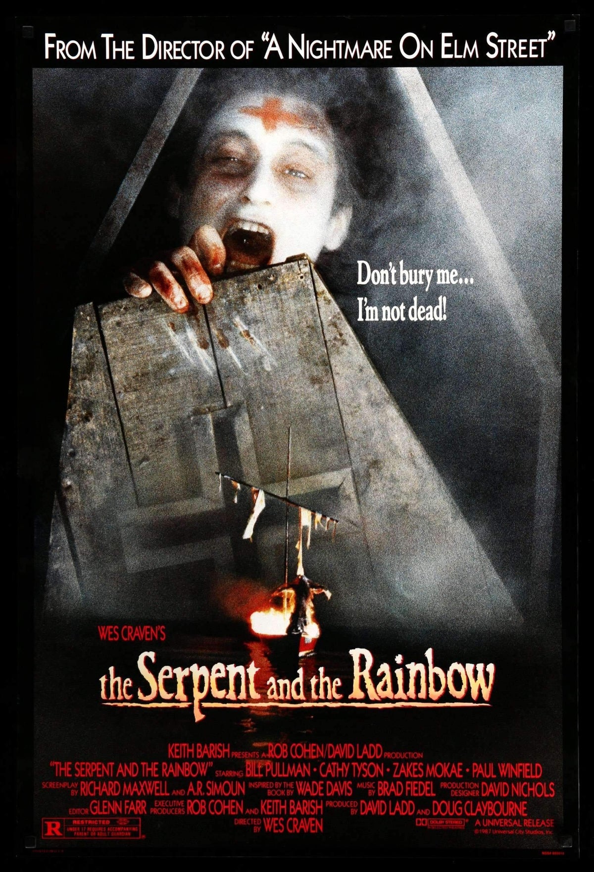 Serpent and the Rainbow (1988) original movie poster for sale at Original Film Art