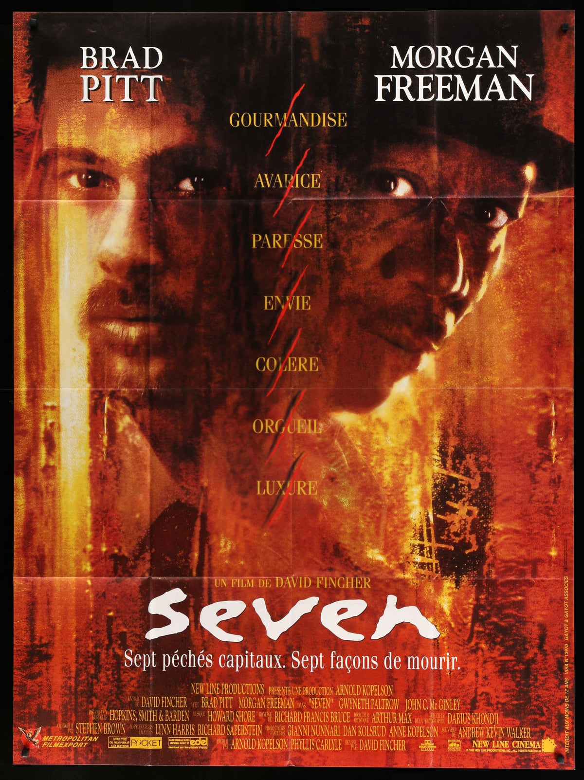 Seven (1995) original movie poster for sale at Original Film Art - Vintage Movie Posters