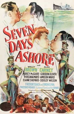 Seven Days Ashore (1944) original movie poster for sale at Original Film Art