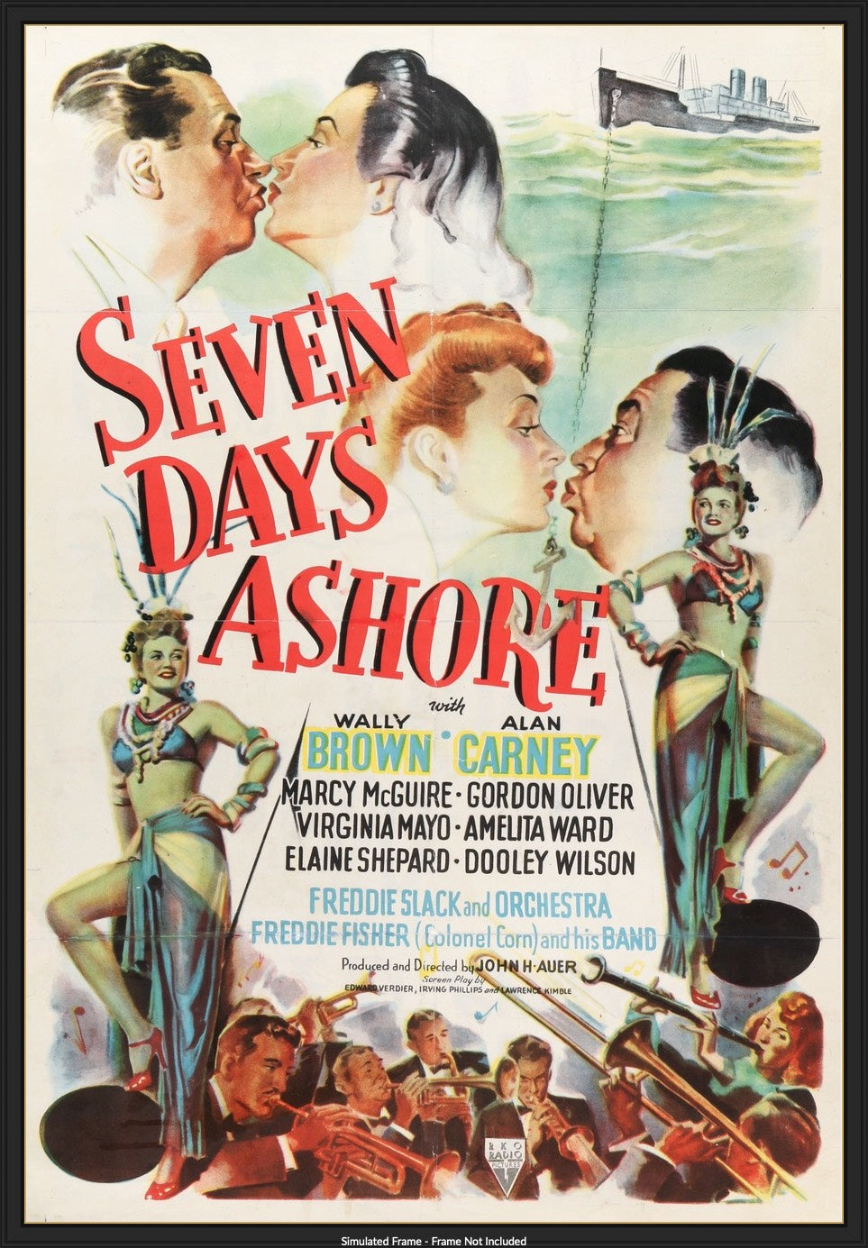 Seven Days Ashore (1944) original movie poster for sale at Original Film Art - Vintage Movie Posters