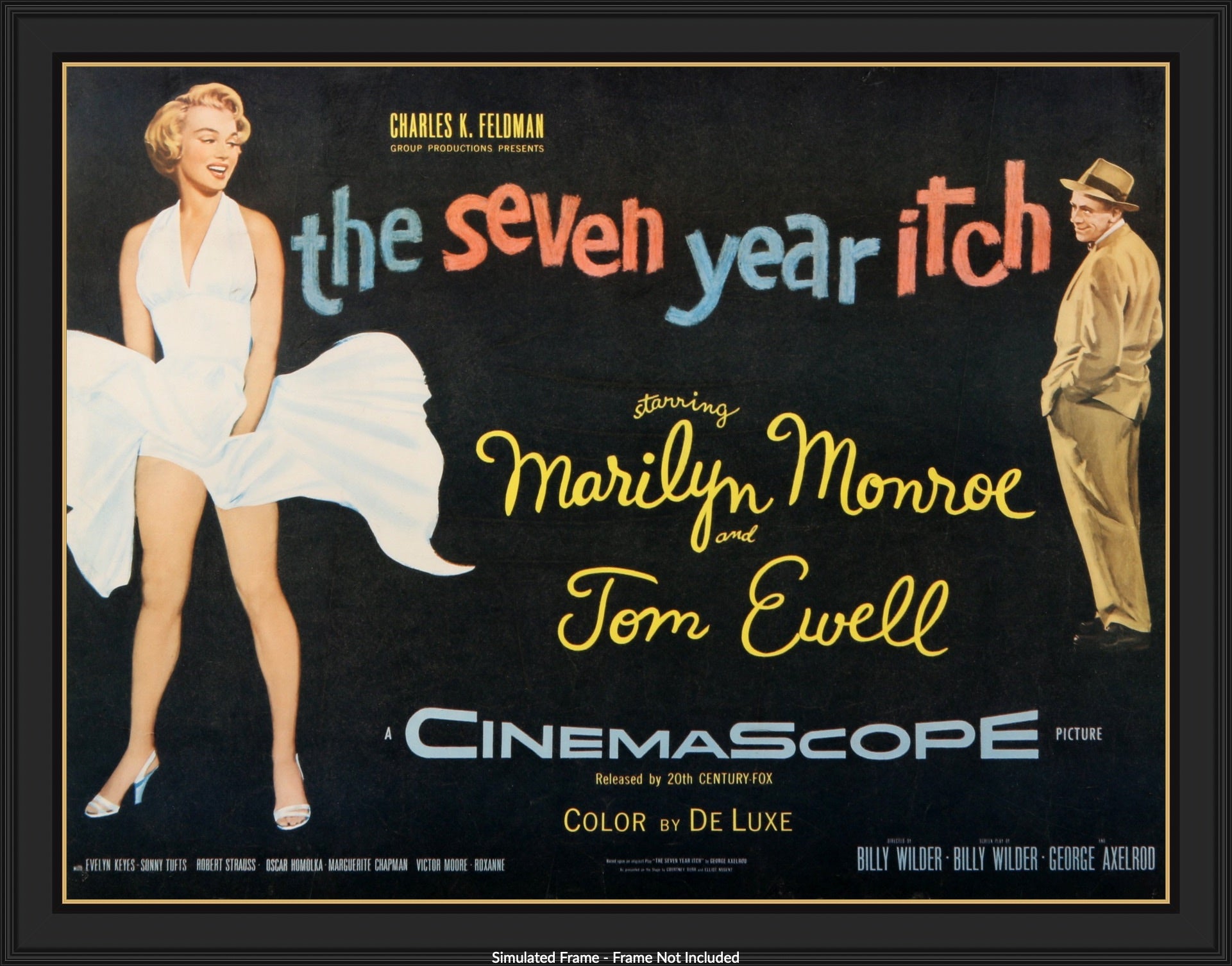 The Seven Year Itch (1955) Original Half Sheet Movie Poster - Original ...