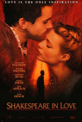 Shakespeare in Love (1998) original movie poster for sale at Original Film Art - Vintage Movie Posters