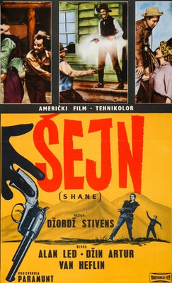 Shane (1953) original movie poster for sale at Original Film Art - Vintage Movie Posters